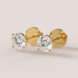 Sunset Stud Diamond Earrings