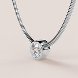 Bianca 1ct Diamond Snake Pendant