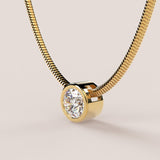 Bianca 1ct Diamond Snake Pendant