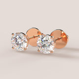 Sunset Stud Diamond Earrings